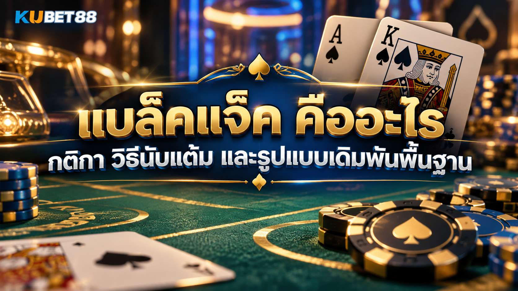 แบล็คแจ็ค คืออะไร กติกา วิธีนับแต้ม และรูปแบบเดิมพันพื้นฐาน