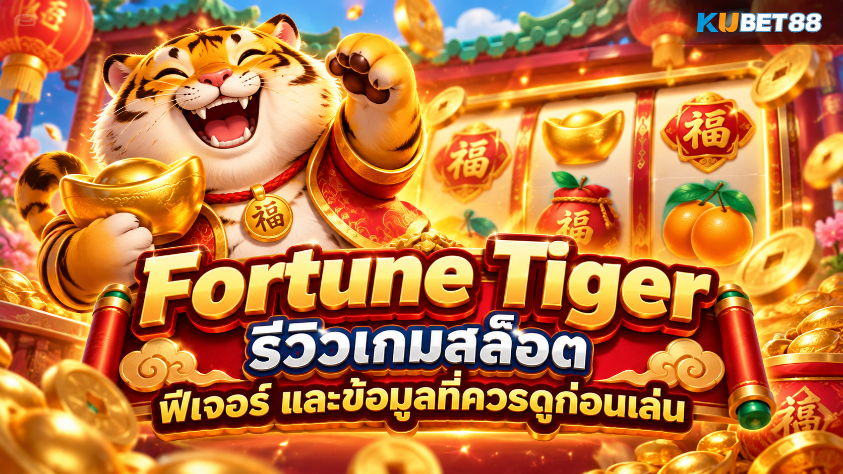 Fortune Tiger รีวิวเกมสล็อต ฟีเจอร์ และข้อมูลที่ควรดูก่อนเล่น