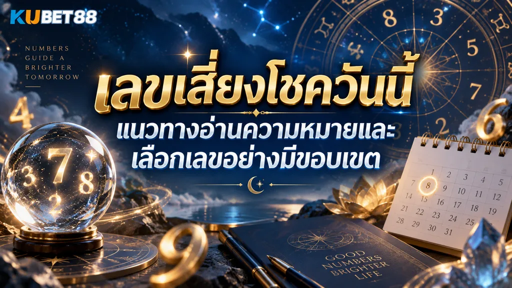 เลขเสี่ยงโชควันนี้ แนวทางอ่านความหมายและเลือกเลขอย่างมีขอบเขต