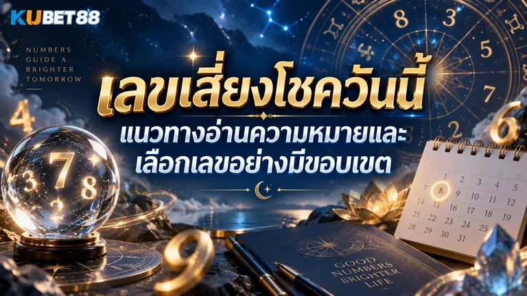 เลขเสี่ยงโชควันนี้ แนวทางอ่านความหมายและเลือกเลขอย่างมีขอบเขต